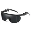 Zonnebrillen Outdoor Winddichte gepolariseerde damesmannen Sportbril Rijbles 2 Lens met niet -slip neus Gafas de Sol Feminino2081074