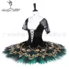 Nero Verde La Esmeralda tutu professionale donna personalizzato comeptition tutu di balletto costumi di scena per ragazze BT2023