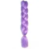 Human Ponytails 100g 24" Bling Hair Synthetic Jumbo Braid Mixed Metallic Glitter Twinkle Tinsel