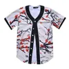 Jersey de béisbol para hombre, camisas de calle de manga corta a rayas, camisa deportiva blanca y negra XAS706