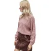 Casual Pullover Warm Sweater Women O-neck Long Sleeve Loose Autumn Winter Female Streetwear Jumper Knitted 210603