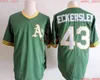 Hommes Femmes Jeunesse Dennis Eckersley Maillots de baseball cousus personnaliser n'importe quel numéro de maillot XS-5XL