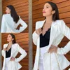 Fashion Mor of the Birde Passar Ivory Office Lady Work Pants Set Evening Party Prom Blazer Wedding Tuxedos Wear Outfits