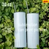 cheapest 20oz tapered and straight sublimation tumbler 20 oz stainless steel blank tall cylinder water bottle with metal straw lids