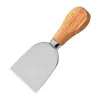 Stainless steel cheese knife fork four-piece set Wood handle baked pizza cake shovel cream knife stock wholesale