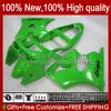 Kit carene per KAWASAKI NINJA ZX-6R ZX-636 ZX600 ZX600CC 98-99 Carrozzeria 16No.30 ZX-600 600CC ZX636 ZX6R 98 99 ZX 636 600 CC 6 R 6R 1998 1999 Carrozzerie moto verde lucido