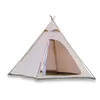 Top Grad Luxus Baumwollzelt 3-4 Personen Stahl Pole Outdoor Camping Stoff 220x220xh200cm Zelte und Unterstände