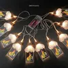 Ramadan Festival Party LED String Mosque Oil Light Lantern Eids Mubarak Strings Islam Muslim Event Home Eid al-Fitr Decor