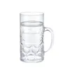 Mugs 1000ml Beer Mug Handmade Heat Resistance Clear Glass Coffee Tea Milk Juice Cup Water Drinking Office Drinkware