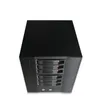 Mini ITX NAS 4/6 Bay Capazes do servidor PC 3.5 / 2,5 polegadas Swap NAS-Case para mineração