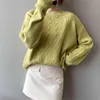 Suéter de gran tamaño para mujer Otoño Casual Ropa interior exterior Dulce Japonés Vintage Blusa O Cuello Patrón Skrit Tops 210520