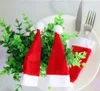 Christmas Wine Bottles Cover Little Hat For Xmas Bottle Decorations Kids Gift Merry Bar Table Decor Supplies cap