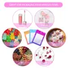 Torba Mylar Resealable Paudoodporne Torby z Wyczyść Okno Aluminium Folia Wouch Torba na Candy Jewelry Lip Gloss LX4289