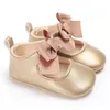 WONBO 0-18M Toddler Baby Girl Soft PU Princess Shoes Bow Bandage Infant Prewalker New Born Baby Shoes 2253 V2