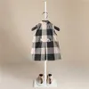 Bébé Fille Robe Coton Sans Manches Robe À Carreaux Rayé Robe De Mode Bébé Fille Marque Tops Dressd 2 Ans Bébé Fille Vêtements Q0716