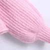 BLSQR Pink Elegant Sweaters Women O-neck Vintage Chic Pullover Tops Female Streetwear Casual Crop Tops Office Lady Y1110