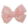 CN 12pcslot 4quot Vanliga hårbågar med svarta klipp Kids Girls Crystal Jelly Bows Hair Clips Hairgrips Hair Accessories 2108123432572