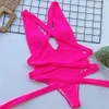 Cikini 2020 New Women'S Sexy Fashion Bandage One Piece Bikini Bra Suit Beach Push Up Brazilian Swimsuit X0522