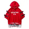 Band t-shirts senpai hooded kortärmad tshirts hip hop casual oversize topp tees streetwear homme grossist män kläder 210714