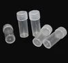 2021 10Pcs/lot 5ml Plastic Sample Bottles Mini Clear Storage Vials Case Pill Capsule Storage Containers Jars Test Tube Pot for Lid