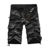 Summer Cargo Shorts Men Cool Camouflage Cotton Casual s Short Pants Brand Clothing Comfortable Camo No Belt 210712