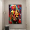 Rue Graffiti art affiche mur Art décor peinture impression toile Art champion de boxe tyson photo pour chambre d'enfants décor à la maison