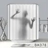Polyester Sexy Woman Shower Curtain Thickening Waterproof Bathroom Curtain Waterproof Printed Shower Curtains 210402