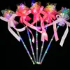 LEDライトスティッククリアボールスター型フラッシュグローマジックワンドの誕生日の結婚式のパーティーの装飾キッズライト玩具