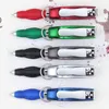 Канцтовары для ногтей Clipper Ballpoint Mini Складной Ручка Офис Культура и Образование Инструменты Брелок Ручка Многофункциональная Шариковая Ручка