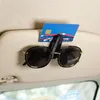 Other Interior Accessories 2pcs Car Sun Visor Glasses Holders Sunglasses Bill Mount Clips Supplies