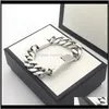 Bangle Drop Delivery 2021 Designer armband Link Women kettingen armbanden 316L roestvrijstalen choker sieraden hoog gepolijst giet chai