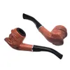 Unique Wood Hand Pipes 135MM Long Wooden Cigarette Holder Smoking Accessories Water Pipe Accessory Wholesale