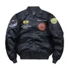 Chaquetas de los hombres Hombres Otoño Casual Embroid Men Bomber Motion Jacket Male Plus Size