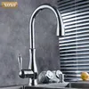 XOXO luxury kitchen faucet head quality copper brush nickel exports atomization pull out kitchen sink faucets Mixer tap 83034 210719