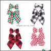 Hair Aessories Baby, Kids & Maternity Girls Bow Plaid Clip For Sweet Printed Side Bangs Hairpin Fashion Party Pinzas Para El Pelo Drop Deliv