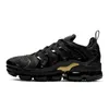 VaporMax PLUS TN Nova Chegada Cushion OG TN Plus Preto Laser Crimson Mens Running Tênis EUA Gradientes Blue Midnight Navy Mulheres Sneakers Treinadores 36-45