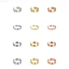 Band Love Rings Designer Sieraden Rose Gold Silver Compated Titanium Steel met Diamond Fashion Street Hip Hop Casual paar Classic Designerjjoq