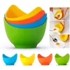 Silicone Egg Poacher Cook Poach Pods Egg Mold Bowl Shape Egg Rings Silicone Pancake Kitchen cooking tools gadgets RRD7297