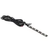 Motorrad -Blinker Lichter Universal Black Mini Strip LED Bernsteinleuchte Streifen 6 LED Dekorative Lampwagenzubehör