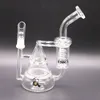 10,8 tum Bio Beaker Glass Bong Hookahs för rökning Tornado Hookah Recycler Bongs