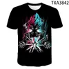 Men's T-Shirts Fashion Short Sleeve Anime Dragon 3D Printed T Shirt Men Women Children Casual Streetwear Boy Girl Kids Summer287D