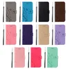 Butterfly Stylish Flower Leather Wallet Cases For Samsung S21 A22 4G A32 A52 A72 A32 5G A42 Note 20 Sony Xperia 1 10 III PU Book Flip Cover Card Slot ID Holder Print Pouch