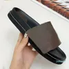 2021 Classic Summer Cartoon slippers fashion Lazy letter Velcro women shoes beach flops sexy platform Lady 100% Soft cow Leather sandals