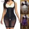 Kadın Bel Eğitmen Shapewear Bodysuit Doğum Sonrası Kurtarma Tam Vücut Şekillendirici Karın Kontrol Zayıflama Iç Çamaşırı Fajas Colombianas