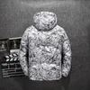 Anatra bianca Giubbotti Uomo Inverno Caldo Parka Camouflage Soprabito Casual Sottile Con Cappuccio Doudoune Homme Giacca A Vento Termica Jacke