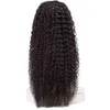 30 pouces Indien brutes lâches 40 pouces cheveux humains bouclés 180 densité 13x6 onde profonde en dentelle avant wig241S6214681