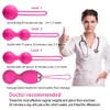 5 pezzi palline vaginali giocattolo del sesso per le donne palla Kegel femminile vagina stringere massaggio esercizio telecomando senza fili uova vibranti P0816