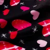 6M-5years Sevgililer Günü Kızlar Elbise Toddler Çocuk Bebek Kız Uzun Kollu Kalp Baskı Yay Tutu Parti Elbiseler 210515