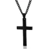 2021 mode acier inoxydable croix pendentif colliers hommes Religion foi Crucifix charme décoration chaîne pour femmes bijoux cadeau