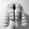 Fêmea Faux Faux 2021 Inverno Forma Artificial Forres Casaco para Fêmea Mink Fake Pelt Casacos China Jaqueta Mulheres Parka Pelry Woman Woman